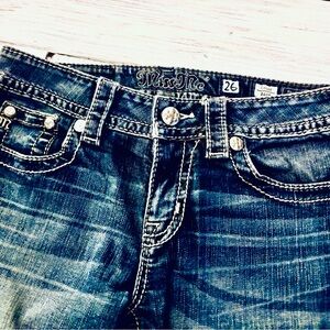 Miss Me Blue Boot Cut Jeans Classic Style